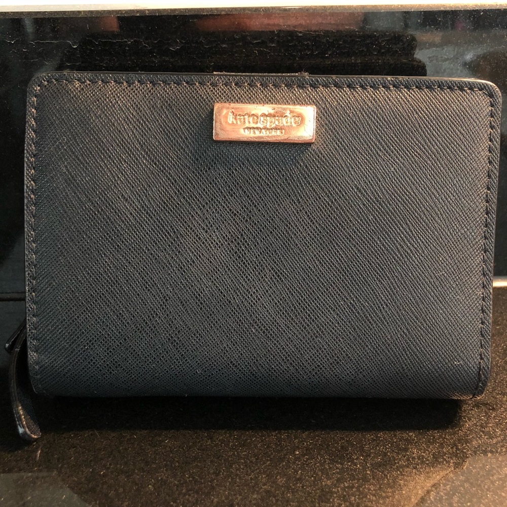 Small Saffiano Kate Spade Wallet